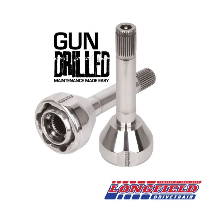 Longfield 30 Spline Birfield/Axle Super Set (FJ 40), Gun Drilled