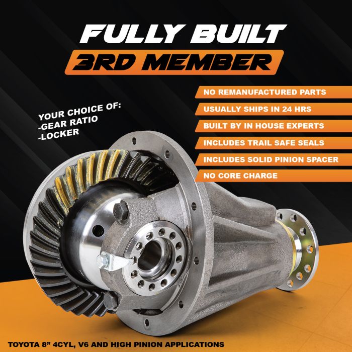 Assembled 29-Spline 3rd Members For Toyota 8
