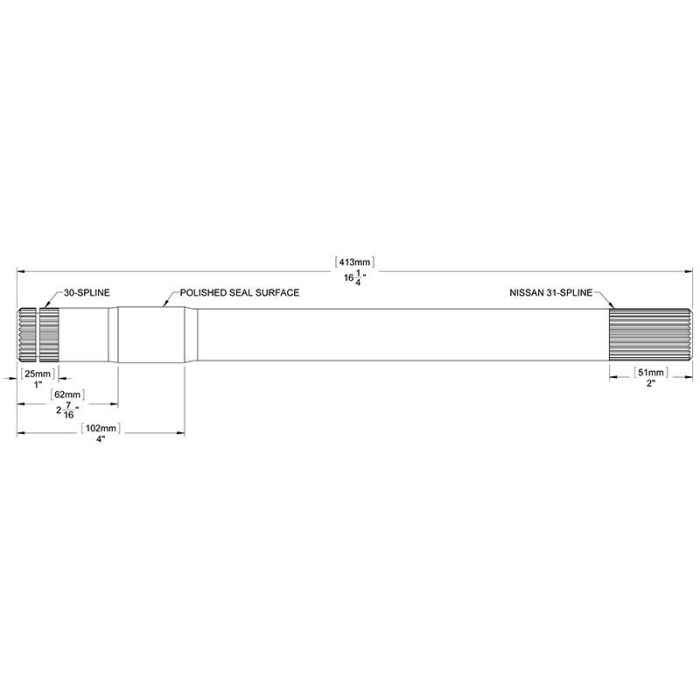 カオルjr Longfield Nissan Inner Axle Shafts