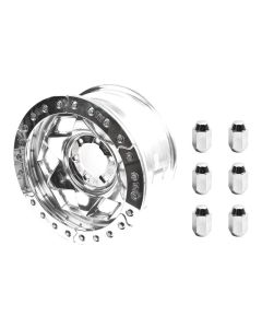 17" Aluminum Nissan Creeper Lock Beadlock Wheels 6 on 5.5