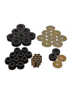 1984-1988 Toyota 4Runner Body Mount Kit - Black by Energy Suspension Part (8.4102G)