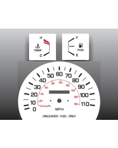 84-88 Pickup Face Gauges, Non-Tach