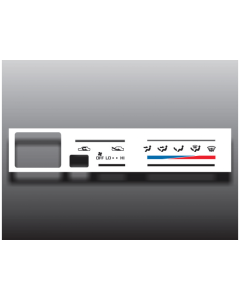 92-95 4Runner White Heater Control Overlay