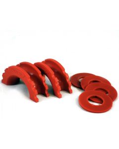 Daystar D-Ring Isolator / Washer Kit, Red