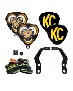 KC HiLites FLEX ERA® 3 | 40W 2 Light System | Ditch Mount for 3rd Gen Tacoma (2016-2023 Toyota Tacoma)