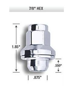 CHROME FACTORY STYLE 14MM X 1.5 LUG NUT