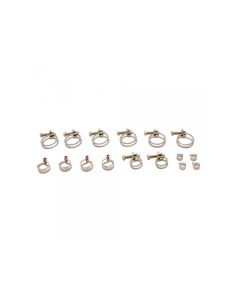 1986-1989 Suzuki Samurai 1.3L Coolant, Radiator, and Heater Hose OEM Clamp Kit