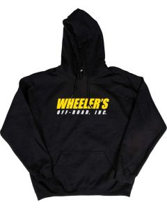 Wheeler's Black Logo Hoodies